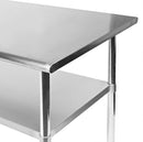 GRIDMANN NSF Stainless Steel Commercial Kitchen Prep & Work Table - 30 in. x 24 in.