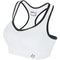 FITTIN Racerback Sports Bras - Padded Seamless Med Impact Support for Yoga Gym Workout Fitness