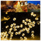 LED String Lights,Solar Christmas Lights 39ft 100 LED 8work Modes Ambiance lighting for Outdoor Patio Lawn Landscape Fairy Garden Home Wedding Holiday waterproof Warm White