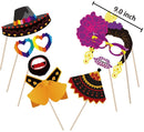 TMCCE Fiesta Theme Photography Backdrop Mexican Themed Dress-up Photobooth for Summer Fiesta Luau Theme Cinco De Mayo Birthday Pool Party Supplies Decorations