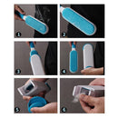 NEILDEN Animal Fur Removal Pet Hair Brush Dog Fur Remover & Lint Remover with Self Removal Tools Includes Grooming Glove Double Sided Brush with Self-Cleaning Base