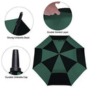 Prospo Golf Umbrella 62/68 inch Large Heavy Duty Automatic Open Windproof Double Canopy Oversized Stick Vented Umbrellas