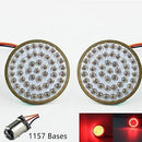 Motorcycle LED Light 2" 50mm Bullet Style LED Turn Signals Pannel For Motor bike Sporter Softail Touring (1157 base-1)