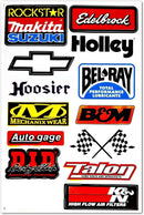 Auto Car Race Hot Rod Racer Performance Equipment Tool Automotive Motorsport Skateboard Bike Parts Accessories Helmet Racing Pack 6 for Kids Adults Teens Graffiti Vinyl Decals Stickers D6728 Best4Buy