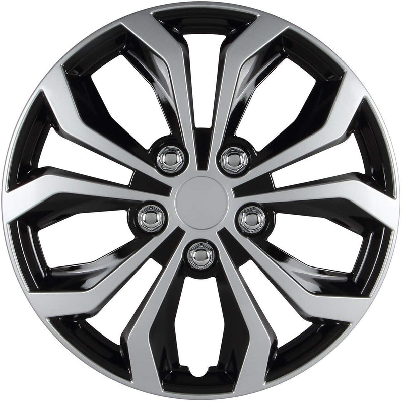 Pilot Automotive WH555-16GM-B Universal Fit Spyder Wheel Cover [Set of 4]