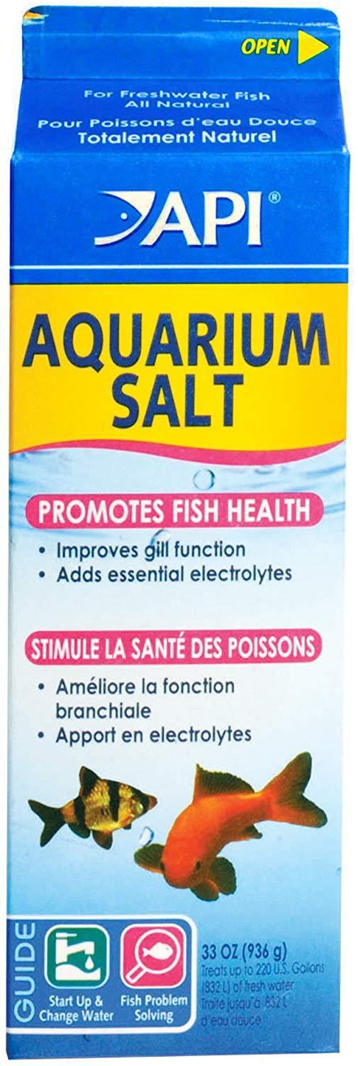 API Aquarium Salt, Promotes Fish Health and Disease Recovery in Freshwater Aquariums, Use When Changing Water, When Setting up a New Freshwater Aquarium and When Treating Fish Disease