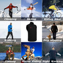 Sunbond Heated Vest with Battery Pack,Electric Warm Vest, Heating Vest for Skiing Skating Hiking Hunting Fishing and Motorcycle Riding,Best Gift for Your Father Husband and Families