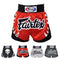 Fairtex Muay Thai Boxing Shorts Size: S M L XL - shorts for Kick Boxing MMA K1