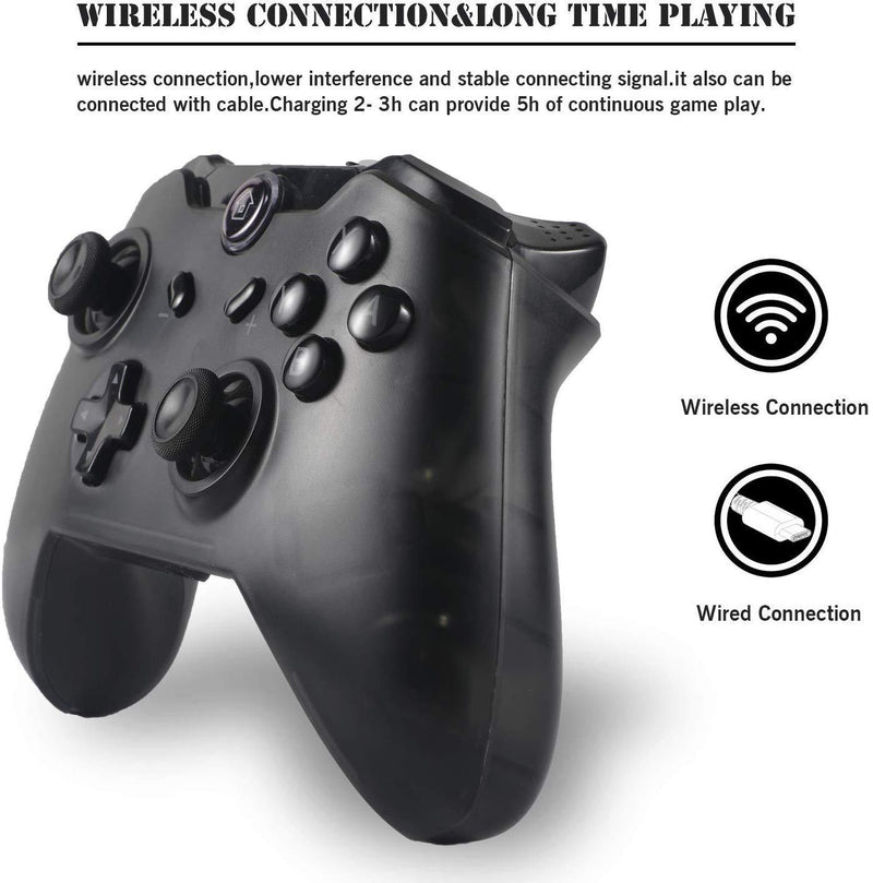 Enhanced Wireless Switch Controller Sefitopher Bluetooth Switch Pro Controller Gamepad Joypad Compatible with Nintendo Switch Console and PC Support Gyro Axis & Dual Vibration