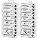 4 Pack Digital Refrigerator Freezer Thermometer,Max/Min Record Function with Large LCD Display by LinkDm