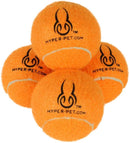 Hyper Pet Tennis Balls for Dogs, Pet Safe Dog Toys for Exercise and Training, Pack of 4, Orange