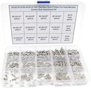 HVAZI #2-56 UNC Stainless Steel Phillips Pan Head Machine Screws Nuts Assortment Kit (#2-56UNC)