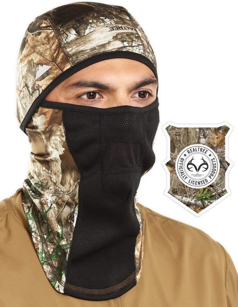 Realtree EDGE Camo Balaclava Face Mask - Cold Weather Ski Mask for Men - Windproof Winter Snow Gear For Hunting, Fishing & Camping. Ultimate Protection from The Elements