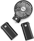 OPOLAR 10400mAh Battery Operated Fan, Portable Handheld Fan with 10-40 Hours Working Time,3 Setting, Strong Wind,Foldable Design, for Travel, Hurricanes, Camping and Outdoor Activities