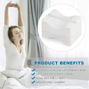 Knee Pillow Leg Pillows Memory Foam Pillow with Cooling Gel & Adjustable Strap, Leg Position Pillow for Sciatica Relief, Back Pain, Leg Pain, Hip & Joint Pain, Pregnancy & Side Sleeper by iDOO