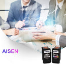 AISEN Remanufactured Canon Ink Cartridges 240 and 241 Replacement for Canon PG-240XL 240 XL CL-241XL 241 XL Used in PIXMA MG3620 TS5120 MX472 MX452 MG3522 MG2120 MG3520 MG3220 (1 Black 1 Tri-Color)