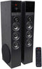 Rockville TM150B Black Home Theater System Tower Speakers 10" Sub/Blueooth/USB