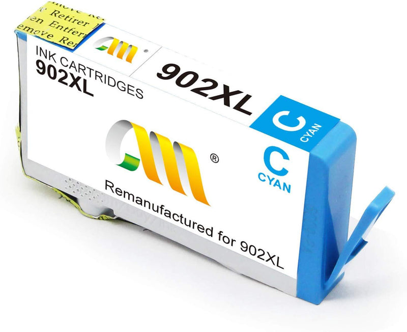 CMCMCM Updated Remanufactured Ink Cartridges Work for HP 902XL 902 XL Work for OfficeJet Pro 6978 6962 6968 6975 6960 6970 6950 6954 6979 6951 Printer (Black, Cyan, Yellow, Magenta)