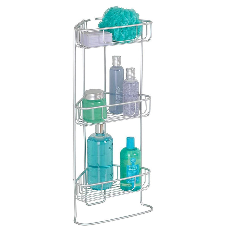 ToiletTree Products Shower Floor Caddy, Stainless Steel, Rust-Free Guarantee, 3 Tiers