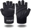 SIMARI Workout Gloves for Women Men,Training Gloves with Wrist Support for Fitness Exercise Weight Lifting Gym Lifts,Made of Microfiber SMRG905