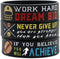 (6-Pack) Motivational Football Wristbands with Sports Quotes - Football Gifts Jewelry Accessories for Football Players Team Awards Party Favors - Unisex for Men Women Youth Teen Girls Boys