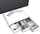 Mind Reader PC, Laptop, IMAC Monitor Stand and Desk Organizer, Black