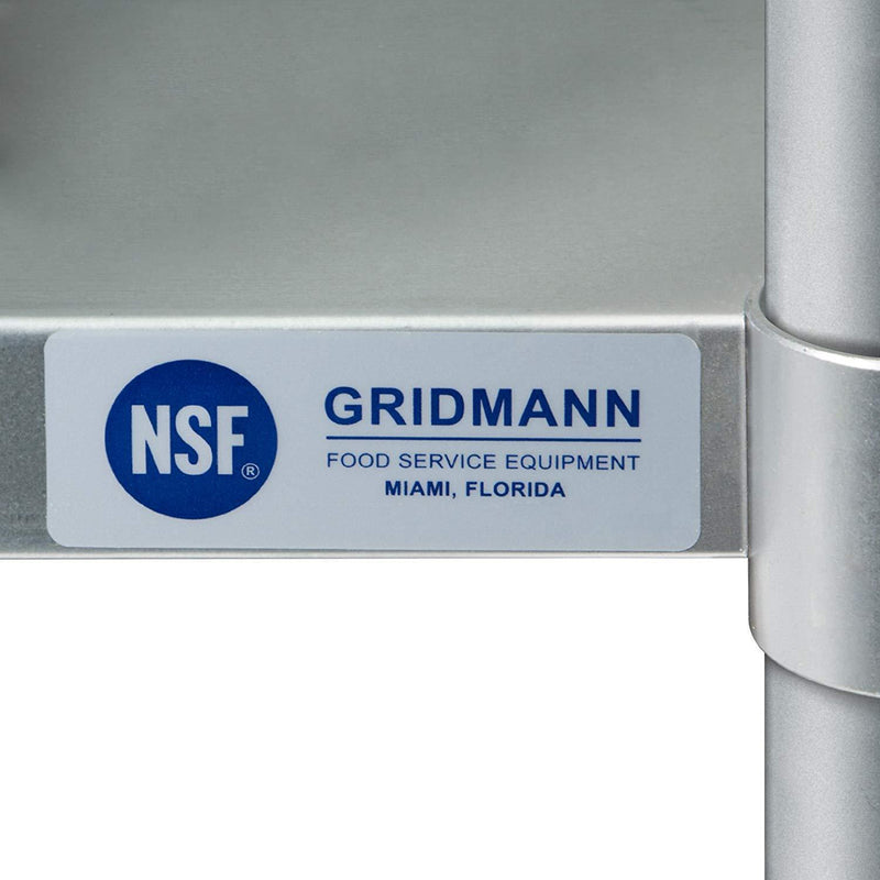 GRIDMANN NSF Stainless Steel Commercial Kitchen Prep & Work Table - 30 in. x 24 in.