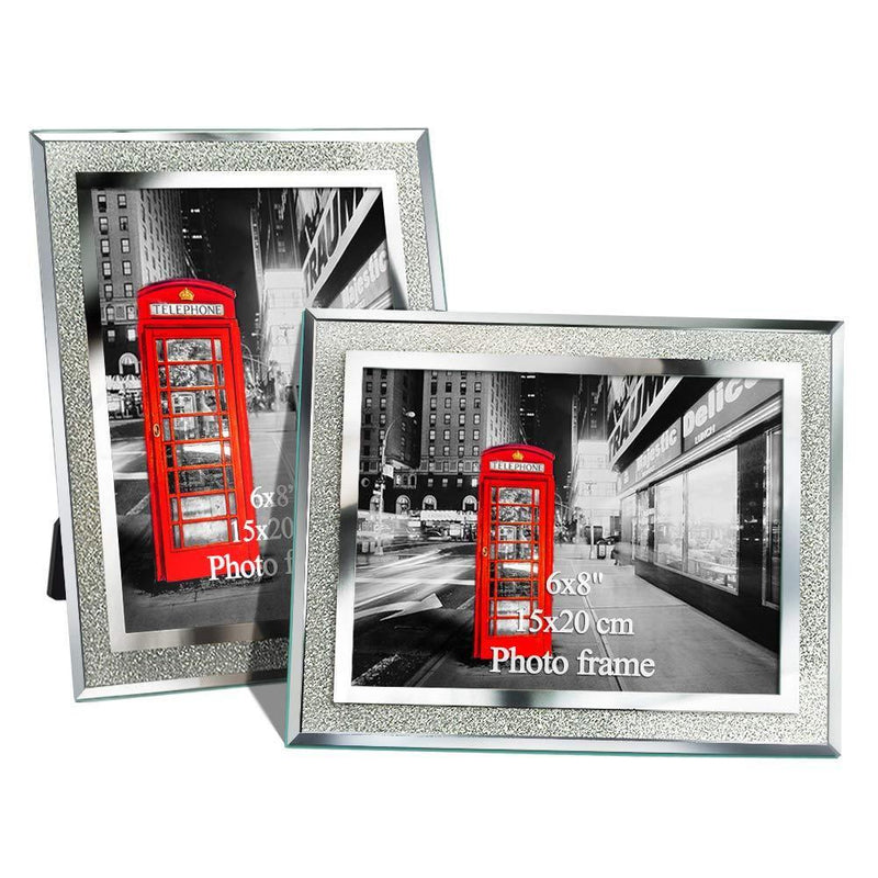 Amazing Roo 2 Pack 8.5x11 Picture Frames Tabletop Display 8.5 by 11 Inch Document Certificates Diploma Glass Photo Frame