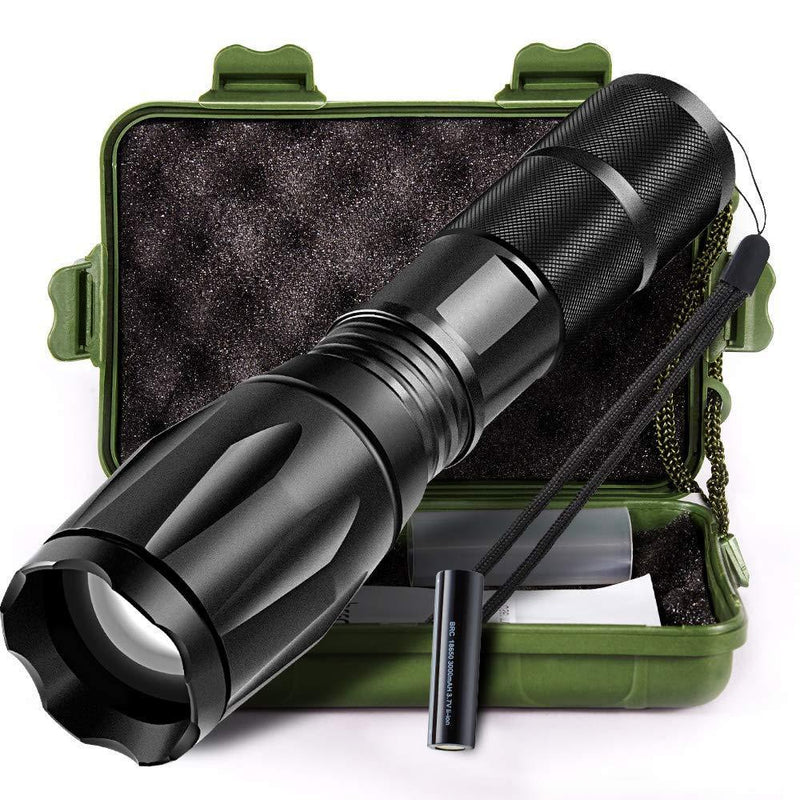 Led Tactical Flashlight, Handheld Flashlights Super Bright Flashlights for Camping Hiking & Outdoor Activities