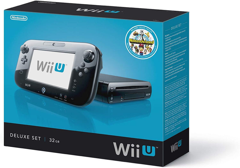 Nintendo Wii U Console - 32GB Black Deluxe Set