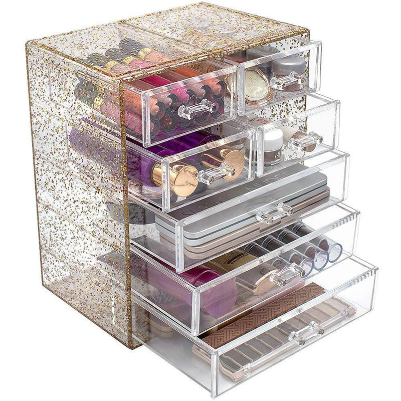 Sorbus Cosmetics Makeup and Jewelry Big Storage Case Display - Stylish Vanity, Bathroom