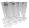 140 pc Plastic Classicware Glass Like Champagne Wedding Parties Toasting Flutes Party Cocktail Cups (Clear) by Oojami