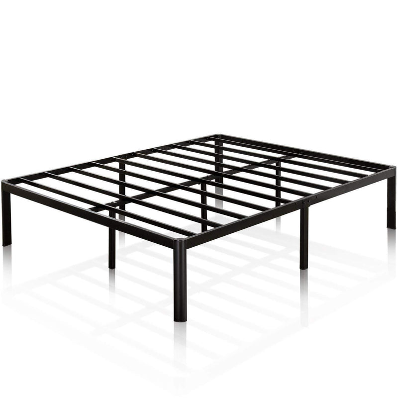 Zinus Van 16 Inch Metal Platform Bed Frame with Steel Slat Support / Mattress Foundation, King