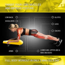 STEALTH Plankster Core Trainer - Dynamic Ab Plank Workout, Interactive Fitness Board Powered by Gameplay Technology for a Healthy Back and Strong Core (Fly Yellow)