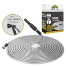 BOSNELL 50FT Metal Garden Hose, Dog Free and Kink Free, Stainless Steel Hose with 2 Free Nozzles, Lightweight, Ultra Flexible and Tangle Free, Cool to Touch, Outdoor Hose