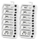 2 Pack Digital Refrigerator Freezer Thermometer,Max/Min Record Function with Large LCD Display