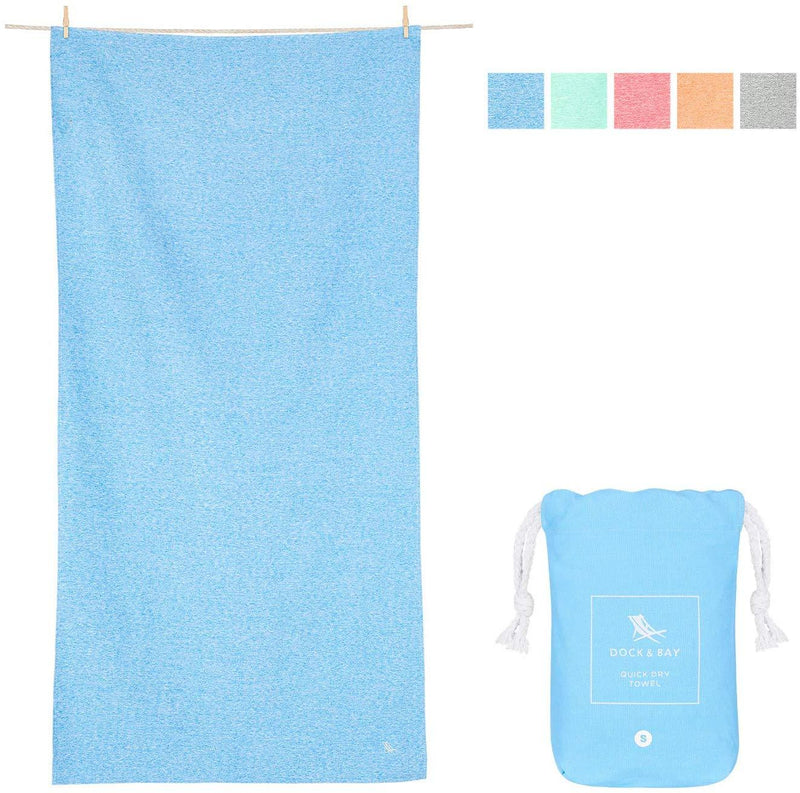 Dock & Bay Quick Dry Towel for Gym & Yoga, Lightweight Travel Towel & Compact (Extra Large XL 78x35, Large 63x31, Small 40x20) for Sports, Swim, Camping, Pool, Beach