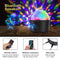 Luditek Disco Ball，Miuko Disco Lights Sound Activated Party Lights with Remote Control, 9 Color DJ Lights Wireless Phone Connection LED Stage Light 4W