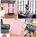 11.6-13 Inch Laptop Bag Sleeve for Women Ladies Travel Briefcase with Accessories Organizer for Lenovo Chromebook C330, Acer Chromebook R11, Surface Pro 12.3, Samsung HP ASUS Dell Chromebook Case,Pink