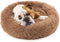 Nest 9 Donut Dog Cat Bed, Soft Plush Pet Cushion, Anti-Slip Machine Washable Self-Warming Pet Bed - Improved Sleep for Cats Small Medium Dogs (Multiple Sizes)