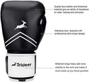 Trideer Pro Grade Boxing Gloves, Kickboxing Bagwork Gel Sparring Training Gloves, Muay Thai Style Punching Bag Mitts, Fight Gloves Men & Women