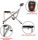 Sunny Health & Fitness Squat Assist Row-N-Ride Trainer for Squat Exercise and Glutes Workout