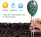 Soil Test Kit,Besmon 3-in-1 Soil Ph Meter，Soil Moisture Meter Indoor/Outdoor Plant Care Soil Tester Light and PH MeterFor Plant