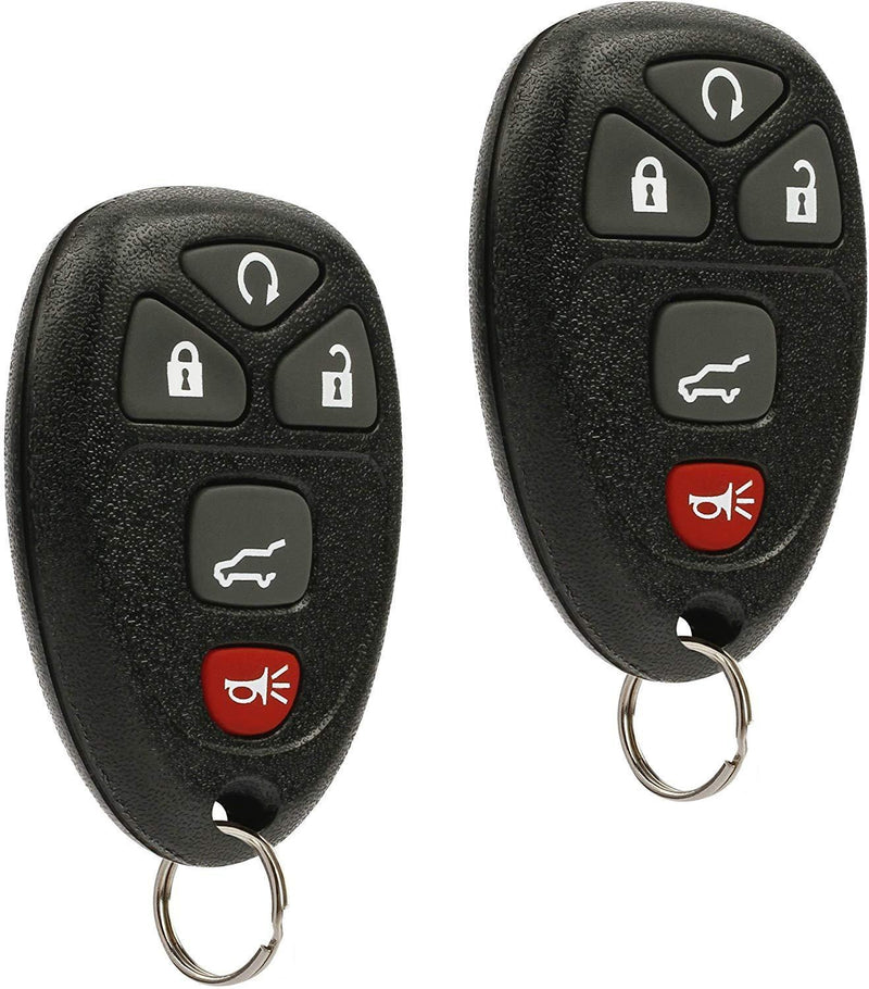 Car Key Fob Keyless Entry Remote fits 2007-2014 Chevy Tahoe Suburban / 2007-2014 Cadillac Escalade / 2007-2014 GMC Yukon (fits Part