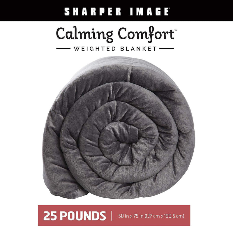 Allstar Innovations Sharper Image Calming Comfort Weighted Blanket-20 lbs, 20-Pound, Grey