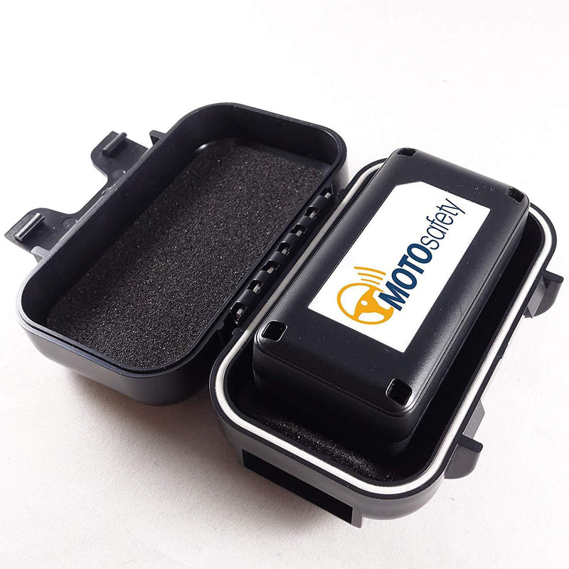 Car Tracker - MOTOsafety Mini Portable Real time Personal Tracking & GPS Tracker with Magnetic Hardshell Case