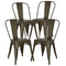 Poly and Bark Trattoria Side Chair in Black (Set of 4)