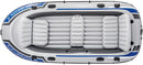 Intex Excursion 5, 5-Person Inflatable Boat Set with Aluminum Oars and High Output Air Pump (Latest Model)