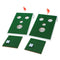 OOFIT Smiling Face Golf Cornhole Game with Chipping Mats Tailgate Chipping Game Set, Great Fun with Friends and Family