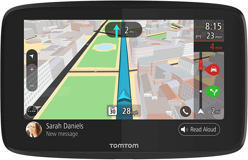 Car GPS Navigation 5 Inch Display TomTom Go 52 with WiFi, Lifetime Maps and Traffic, Siri and Google Now Compatible, Hands-Free Calling and Smartphone Messaging